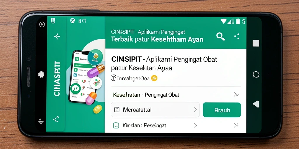 Tampilan antarmuka CINASIPIT yang sederhana dan informatif.